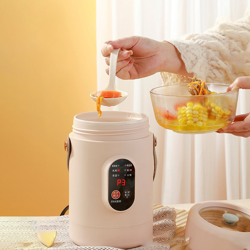 Nồi điện nấu cháo đa năng mini màn hình cảm ứng led