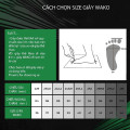Giày cao su đúc đế chống trơn trượt Wako, Size 40