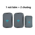 Chuông cửa không dây 60 kiểu nhạc chuông khoảng cách truyền xa , 1 Nút + 1 Chuông