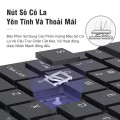 Bàn phím bluetooth siêu nhẹ tương thích nhiều thiết bị , Màu hồng