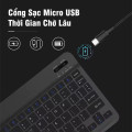 Bàn phím bluetooth siêu nhẹ tương thích nhiều thiết bị , Màu hồng