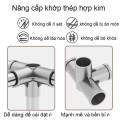 Tủ đựng quần áo vải chống ẩm mốc, cong vênh siêu bền, Màu xanh gấu - Loại 3 buồng ( 165*45*170cm )