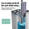 Bộ chổi lau nhà có thùng vắt kèm chổi xoay 360 độ Kitimop-C6 Plus