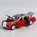 Mô hình xe ô tô Rolls Royce Phantom VIII tỷ lệ 1:24 bằng kim loại, Màu đen và bạc