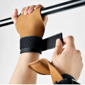 Găng tay tập gym trợ lực bàn tay và chống chai tay hiệu quả, Màu nâu