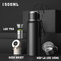 Bình giữ nhiệt NIUMI 48h hiển thị nhiệt độ và nắp có tay cầm tiện lợi, 800ml