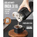 Bình giữ nhiệt NIUMI 48h hiển thị nhiệt độ và nắp có tay cầm tiện lợi, 800ml