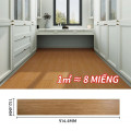 Giấy dán sàn AIODIY giả vân gỗ có keo dán sẵn, Nâu sáng - 457.2 x 152.4 mm	