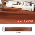 Giấy dán sàn AIODIY giả vân gỗ có keo dán sẵn, Nâu sáng - 457.2 x 152.4 mm	