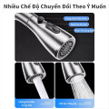 Vòi rửa bát rút dây nóng lạnh xoay 360 độ tiện dụng 
