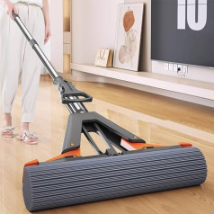 Cây lau nhà mút cao su non có thể gấp gọn tiện lợi, Size 28: 28cm x1m1