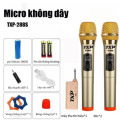 Bộ micro karaoke thiết kế không dây phù hợp với tất cả các loa, TP-288（1 MICRO)