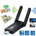 Bộ thu, hút wifi 1300 mbps 2 râu, hút wifi mạnh, giúp thu wifi tốt hơn