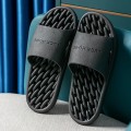 Dép đi trong nhà, văn phòng có lỗ thoáng khí siêu êm, Màu đen - Size 42-43 - 1 đôi