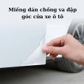 Bộ 4 miếng dán góc cửa xe hơi bằng silicon trong suốt chống trầy xước