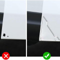 Bộ 4 miếng dán góc cửa xe hơi bằng silicon trong suốt chống trầy xước