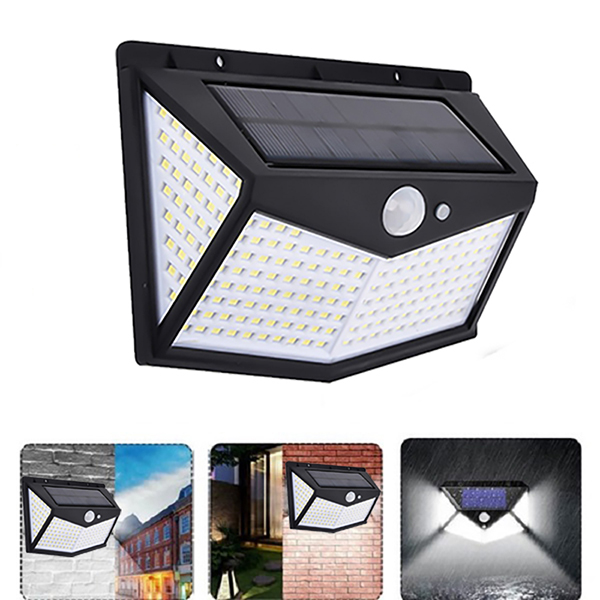 Đèn cảm ứng hồng ngoại năng lượng mặt trời loại to 212 đèn Led siêu sáng