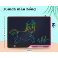 Bảng vẽ thông minh đa sắc pin sạc chống hại mắt cho bé, Màu xanh - 13inch
