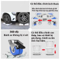 Chân kê máy giặt tủ lạnh inox điều chỉnh kích thước linh hoạt có bánh xe
