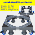Chân kê máy giặt tủ lạnh inox điều chỉnh kích thước linh hoạt có bánh xe