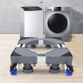 Chân kê máy giặt tủ lạnh inox điều chỉnh kích thước linh hoạt có bánh xe