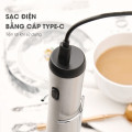 Máy đánh cafe tạo bọt cực dễ, có giá treo tiện lợi