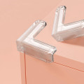 Combo 20 cái bịt góc bàn silicon bọc cạnh bàn kính, cạnh tủ vuông, Loại 2-Chữ T