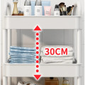 Kệ đa năng để đồ siêu bền, có bánh xe tiện lợi, Kệ 3 tầng