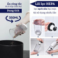 Máy hút bụi mini không dây đa năng, lực hút cực mạnh, gọn nhẹ dễ dùng