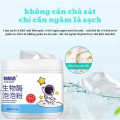 Combo 2 lọ Bột enzyme sinh học giặt tẩy quần áo vết ố vàng không hại da tay