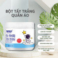 Combo 2 lọ Bột enzyme sinh học giặt tẩy quần áo vết ố vàng không hại da tay