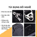 Túi đựng đồ nghề đa năng chống nước tiện lợi, Cỡ vừa 17 inch (41 x 23 x 25 cm)	