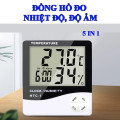 Đồng hồ để bàn kiêm máy đo nhiêt độ độ ẩm trong phòng HTC-1