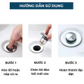 Nút chặn thoát nước bồn rửa mặt lavabo, ngăn mùi và chống tắc nghẽn, 1 cái