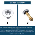 Nút chặn thoát nước bồn rửa mặt lavabo, ngăn mùi và chống tắc nghẽn, 1 cái