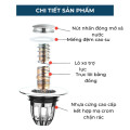Nút chặn thoát nước bồn rửa mặt lavabo, ngăn mùi và chống tắc nghẽn, 1 cái