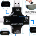 Máy đo dòng điện, điện áp USB Type-C Juwei J7-C hỗ trợ USB & Type-C