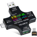Máy đo dòng điện, điện áp USB Type-C Juwei J7-C hỗ trợ USB & Type-C