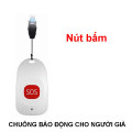 Chuông báo động khẩn cấp dành cho người bệnh, người già, người cần chăm sóc , 1 chuông 1 nút bấm
