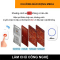 Chuông báo động khẩn cấp dành cho người bệnh, người già, người cần chăm sóc , 1 chuông 1 nút bấm
