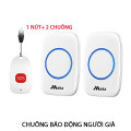 Chuông báo động khẩn cấp dành cho người bệnh, người già, người cần chăm sóc , 1 chuông 1 nút bấm