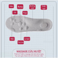 Combo 2 đế lót giày thể thao 4D siêu mềm thoáng khí giúp giảm đau và co giãn, Size 39/40 - Mặt đen - Đệm trắng