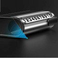 Bảng số điện thoại ô tô có đèn led ban đêm tự động phát sáng, Màu đen led xanh	