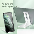 Giá đỡ điện thoại để bàn Essager dạng gấp gọn tiện lợi, Màu trắng
