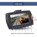 Camera hành trình G32 HD 1080P dễ lắp đặt góc rộng 120 độ