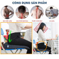 Đệm lót ghế ô tô tăng chiều cao tạo tư thế lái xe thoải mái, Màu đen