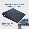 Đệm lót ghế ô tô tăng chiều cao tạo tư thế lái xe thoải mái, Màu đen