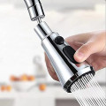 Đầu vòi nước tăng áp xoay 360 độ 3 chế độ đa năng