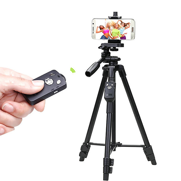 Chân tripod bluetooth đa năng cho điện thoại máy ảnh VCT - 5208