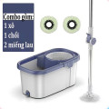 Bộ chổi lau nhà 360 độ kèm thùng tự vắt có lồng inox không gỉ